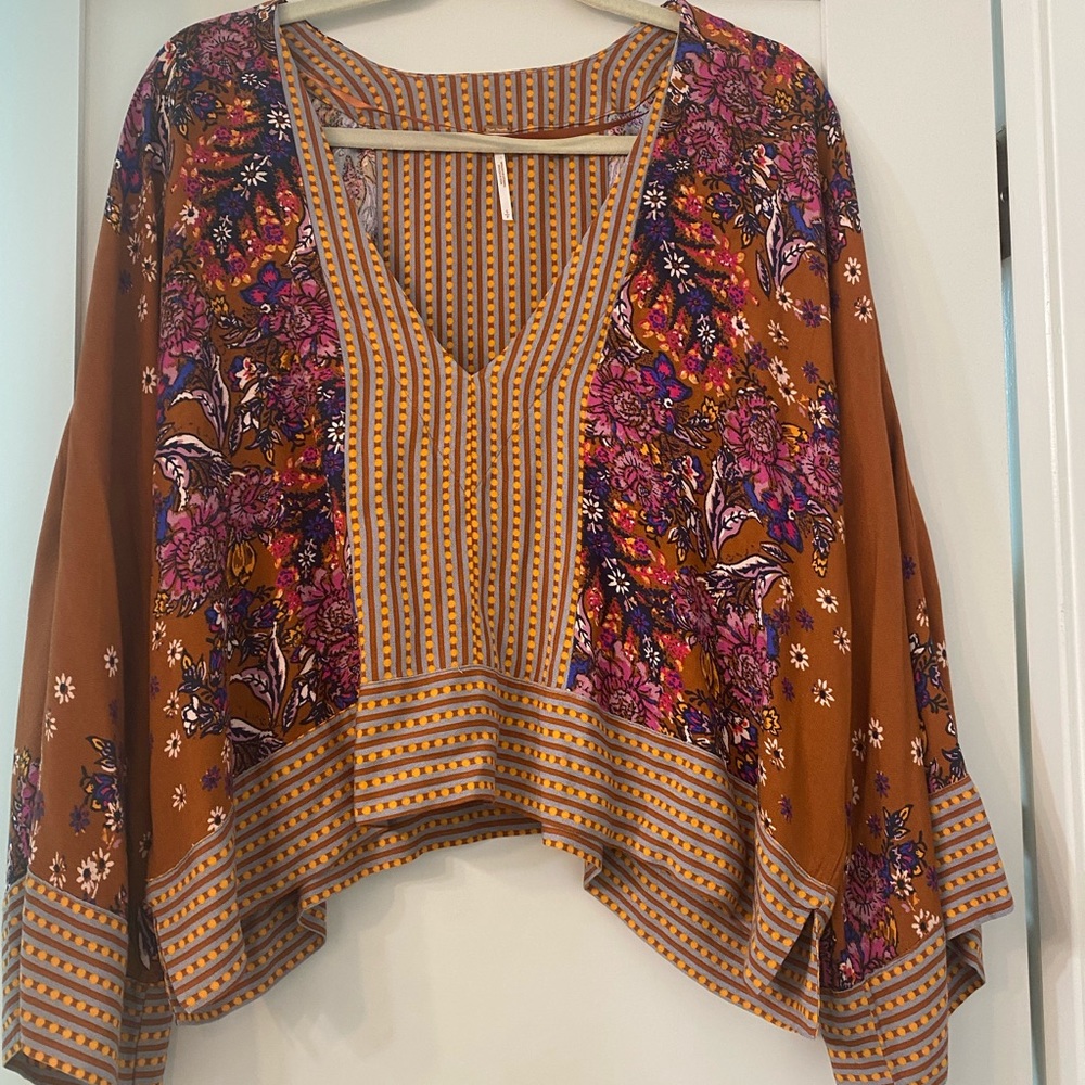 Free People boho top-only worn once!